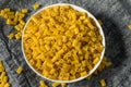 Raw Homemade Ditalini Pasta Royalty Free Stock Photo