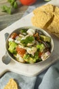 Raw Homemade Shrimp Ceviche Royalty Free Stock Photo