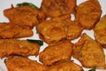 Raw Jack fruit or bread fruit fritters, kathal pakoda or pakora, Indian traditional food