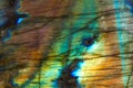 Raw labradorite gemstone Royalty Free Stock Photo