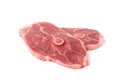 Raw Lamb Chops, Mutton Cuts or Sheep Ribs Isolated Royalty Free Stock Photo