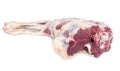 Raw lamb leg Royalty Free Stock Photo