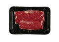 Raw lamb meat fillet steak vacuum sealed Royalty Free Stock Photo