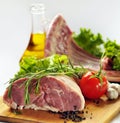 Raw lamb meat Royalty Free Stock Photo