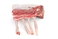 Raw Lamb Ribs Isolated Royalty Free Stock Photo