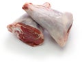 Raw lamb shank Royalty Free Stock Photo