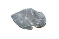 Raw of limestone rock isolated on a white background. Royalty Free Stock Photo