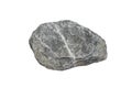 Raw of limestone sedimentary rock stone isolated on white background. Royalty Free Stock Photo