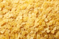 Raw, little square pasta Royalty Free Stock Photo