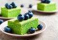 Raw Matcha Powder Cakes Royalty Free Stock Photo