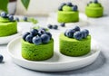 Raw Matcha Powder Cakes