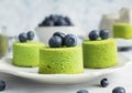 Raw Matcha Powder Cakes