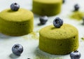 Raw Matcha Powder Cakes Royalty Free Stock Photo