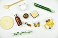 Raw material and cosmetics beauty product packaging, Natural organic ingredient