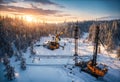Raw materials mining industry in Siberia