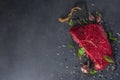 Raw meat beef steak Royalty Free Stock Photo