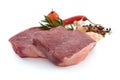 Raw meat, beef steak Royalty Free Stock Photo