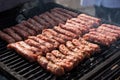 Raw meat, mici, mititei, cevapcici, pork meat rolls Royalty Free Stock Photo