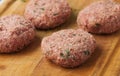 Raw meatballs