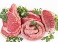 Raw meats Royalty Free Stock Photo