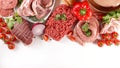 Raw meats assortment Royalty Free Stock Photo