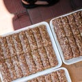 Raw mici Royalty Free Stock Photo