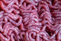 raw minced beef meat background, close up. Royalty Free Stock Photo