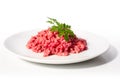 Raw minced meat Royalty Free Stock Photo