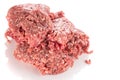 Raw Minced Meat Isolated Royalty Free Stock Photo
