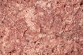 Raw minced meat texture background. Chopped meat background.  fresh raw ground pork heap. Top view Royalty Free Stock Photo