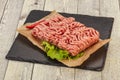 Raw Minced pork meat for cooking Royalty Free Stock Photo