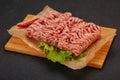 Raw Minced pork meat for cooking Royalty Free Stock Photo