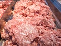 Raw minced pork or meat for cooking food Royalty Free Stock Photo