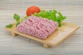 Raw minced pork meat Royalty Free Stock Photo