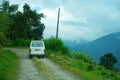 Raw Mountain Road at East Sikkim Towards Lungchok Royalty Free Stock Photo
