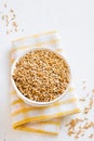 Raw oats seeds Royalty Free Stock Photo