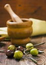 Raw olives Royalty Free Stock Photo
