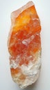 Raw Orange Mineral Specimen Close up Royalty Free Stock Photo