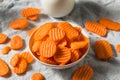 Raw Orange Organic Carrot Chips