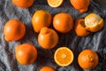 Raw Orange Organic Mineola Tangelo Fruit Royalty Free Stock Photo