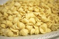 Orecchiette pasta closeup Royalty Free Stock Photo