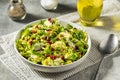 Raw Organic Brussels Sprouts Salad