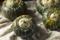 Raw Organic Buttercup Squash Royalty Free Stock Photo