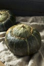 Raw Organic Buttercup Squash Royalty Free Stock Photo