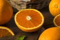 Raw Organic Cara Oranges Royalty Free Stock Photo