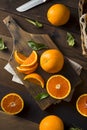 Raw Organic Cara Oranges Royalty Free Stock Photo