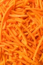Raw Organic Carrot Shreds Royalty Free Stock Photo