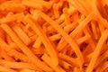 Raw Organic Carrot Shreds Royalty Free Stock Photo