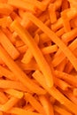 Raw Organic Carrot Shreds Royalty Free Stock Photo