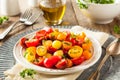 Raw Organic Cherry Tomato Salad Royalty Free Stock Photo